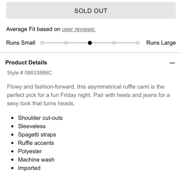 Express Asymmetrical Ruffle Silk Top - Picture 5 of 7